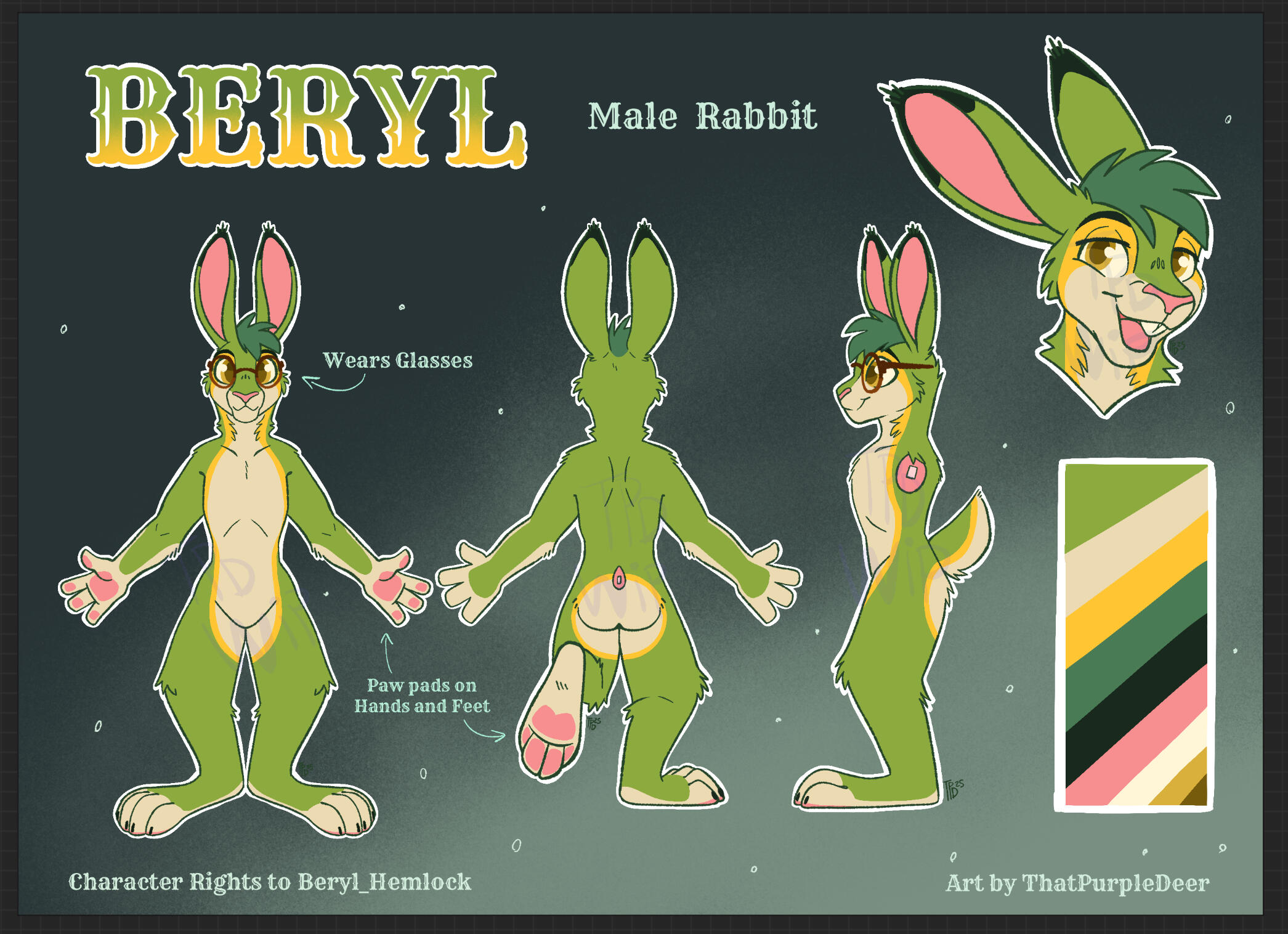 ThatPurpleDeer Art Reference price sheet